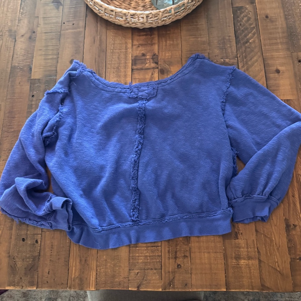 FREE PEOPLE Golden‎ Road Button Front Top - Picture 4 of 7
